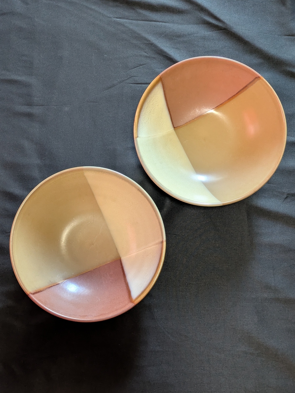 Sango Gold Dust Sienna 5039 Soup Cereal Bowls Set of 2